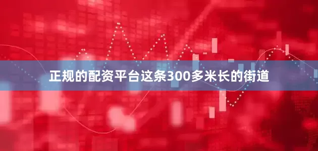 正规的配资平台这条300多米长的街道