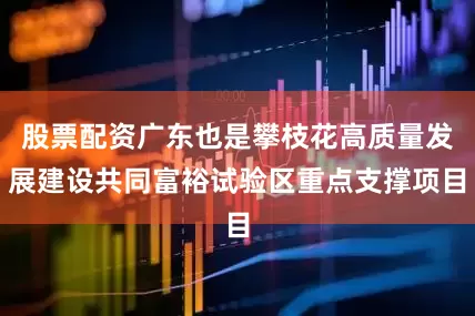 股票配资广东也是攀枝花高质量发展建设共同富裕试验区重点支撑项目